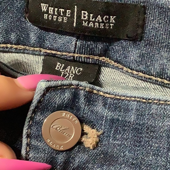 White House Black Market - Sz 12 - bootleg - professional hemmed to 27 length - Picture 8 of 11